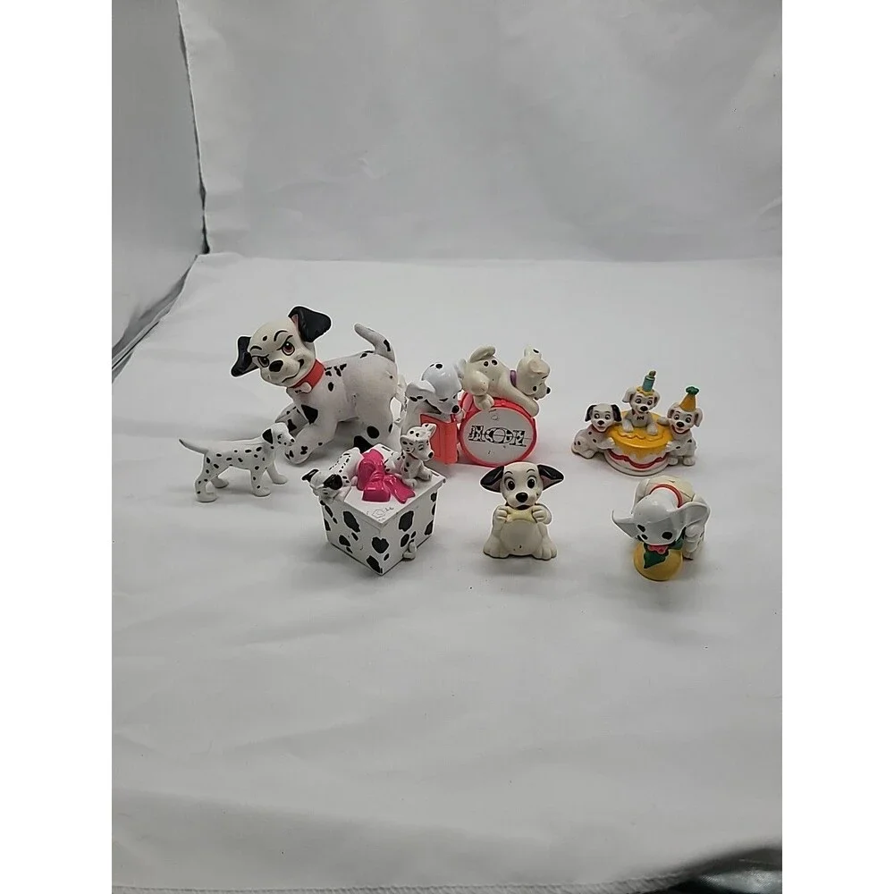 101 Dalmations Toys Lot of 7 Disney Figures RARE Vintage Toys PVC